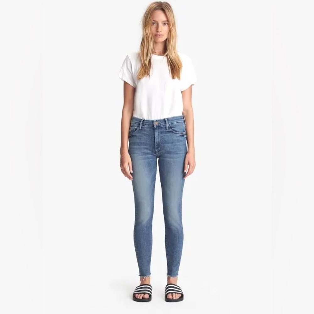 MOTHER HIGH WAISTED LOOKER ANKLE – HOP ON, HOP OFF SIZE 29